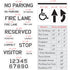 Parking Lot and Road Marking Stencil Kit